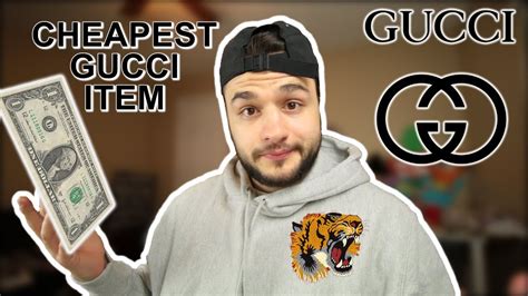 what is the cheapest thing at gucci|cheapest Gucci item for men.